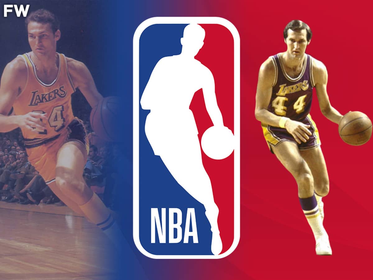 The NBA basketball logo - Jerry West