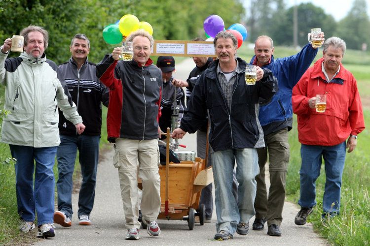 father's day and a wagon full of beer and alcohol