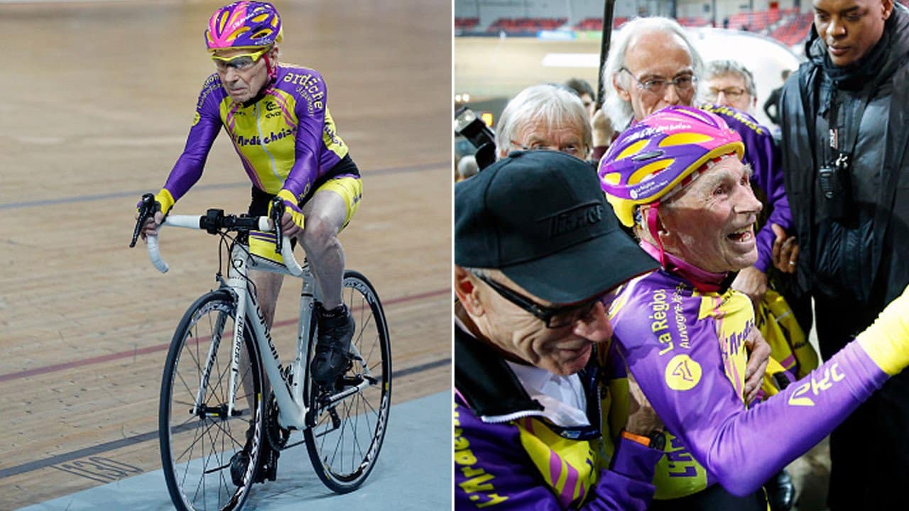 105 year old robert marchand bicyclist